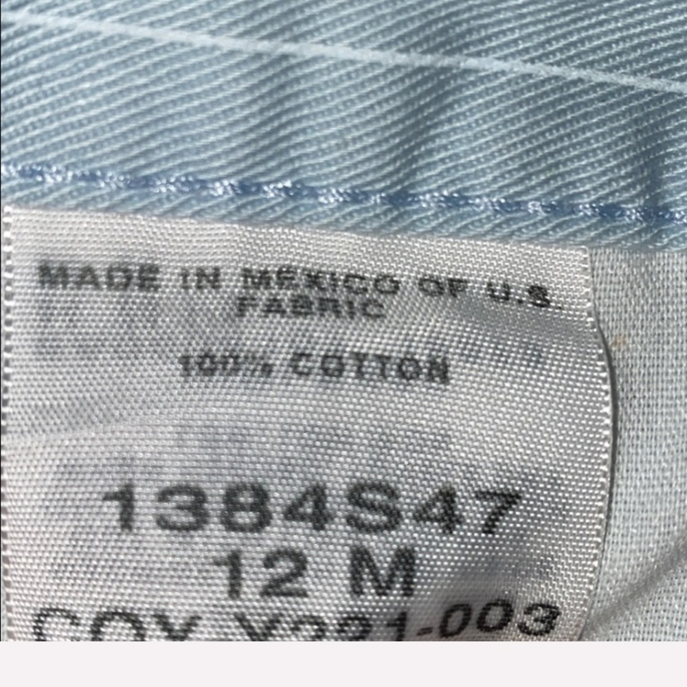 Riders’ Casuals Capri Jeans Blue/white size 12 - Picture 3 of 5